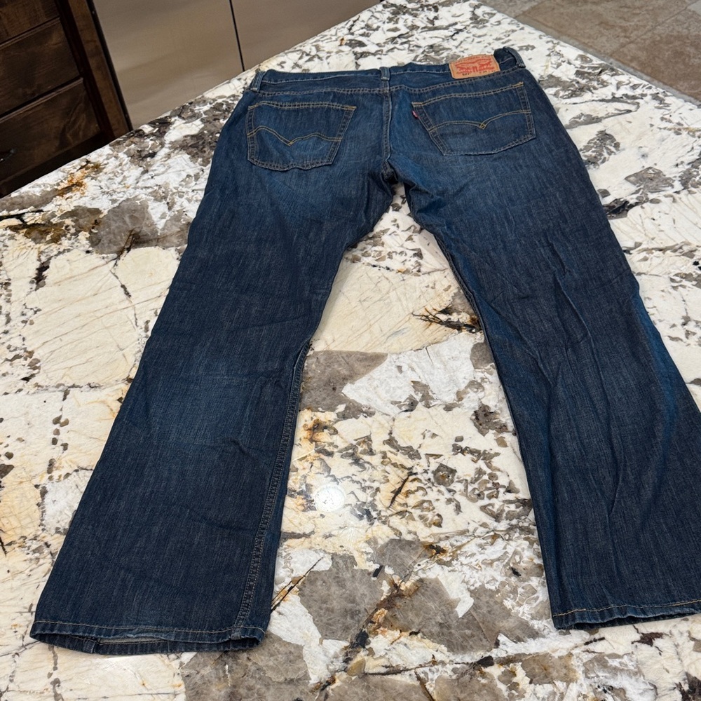 Levi's Medium Blue Denim slim Boot cut Jeans